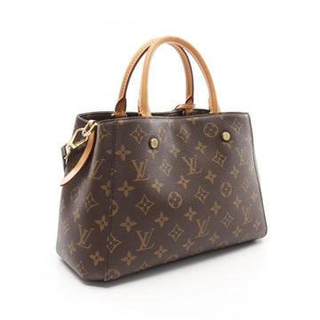 Brown Canvas Louis Vuitton Montaigne