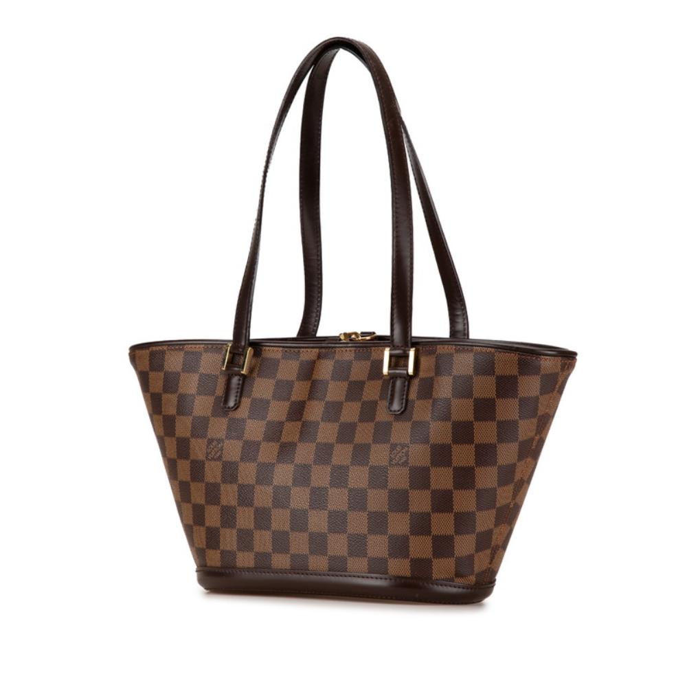 Brown Canvas Louis Vuitton Manosque