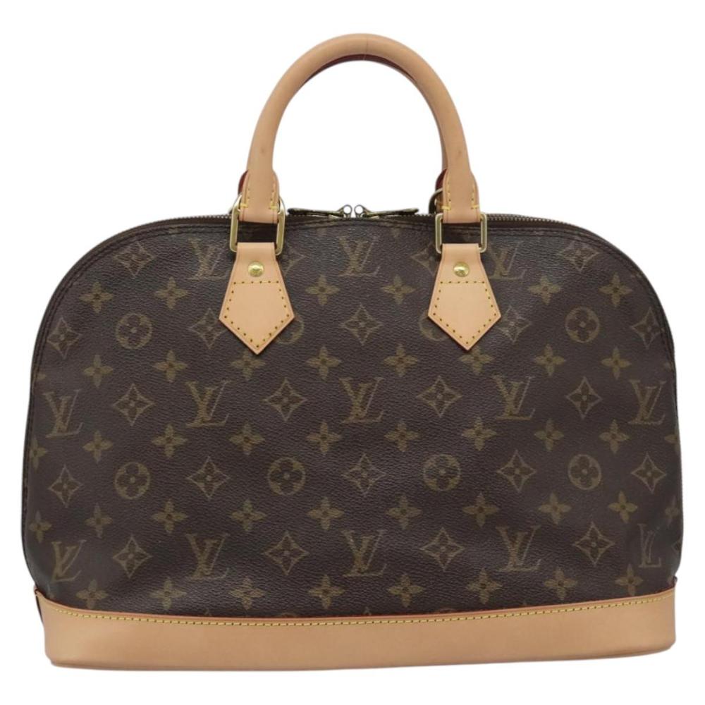 Brown Canvas Louis Vuitton Alma
