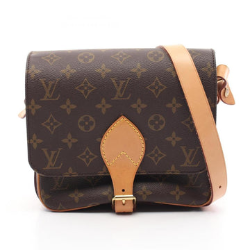 Brown Canvas Louis Vuitton Shoulder Bags