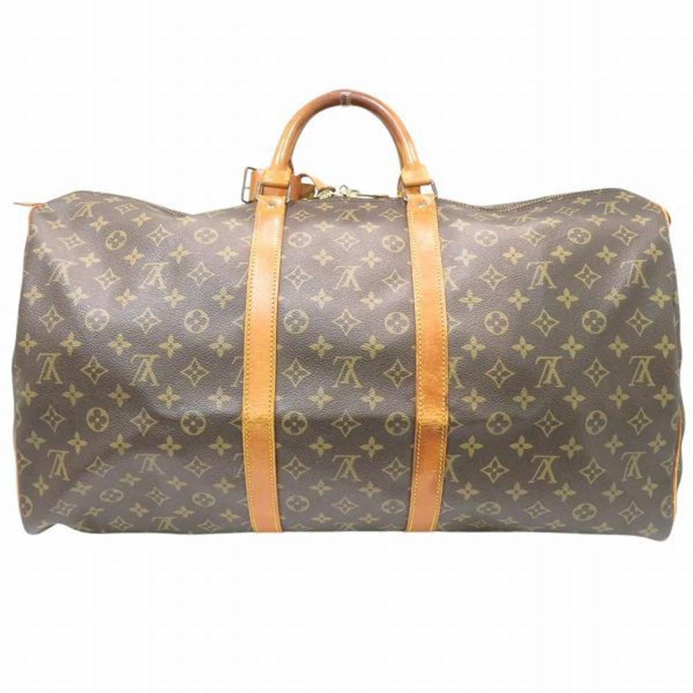 Brown Canvas Louis Vuitton Keepall