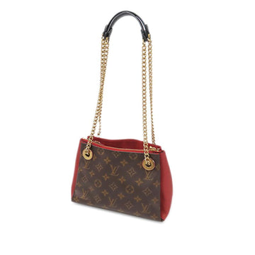 Brown Canvas Louis Vuitton Shoulder Bags