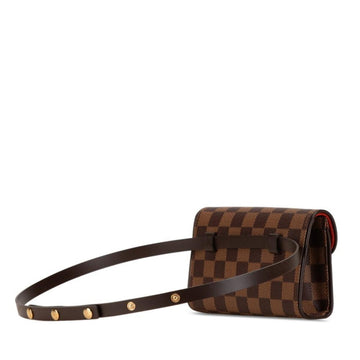 Brown Canvas Louis Vuitton Clutch