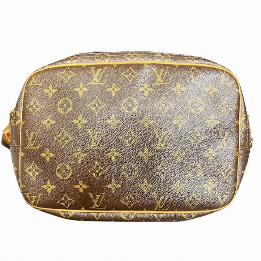 Brown Canvas Louis Vuitton Reporter