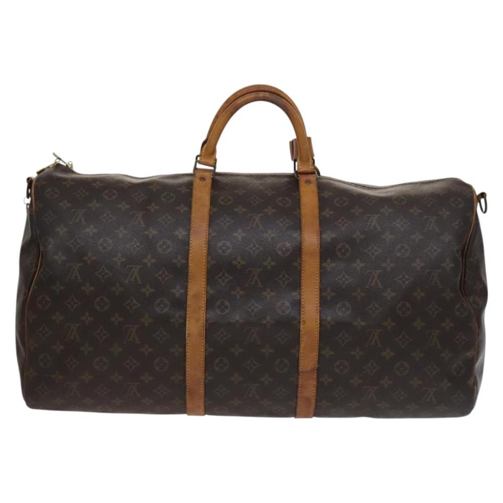 Brown Canvas Louis Vuitton Keepall