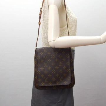 Brown Canvas Louis Vuitton Musette Salsa