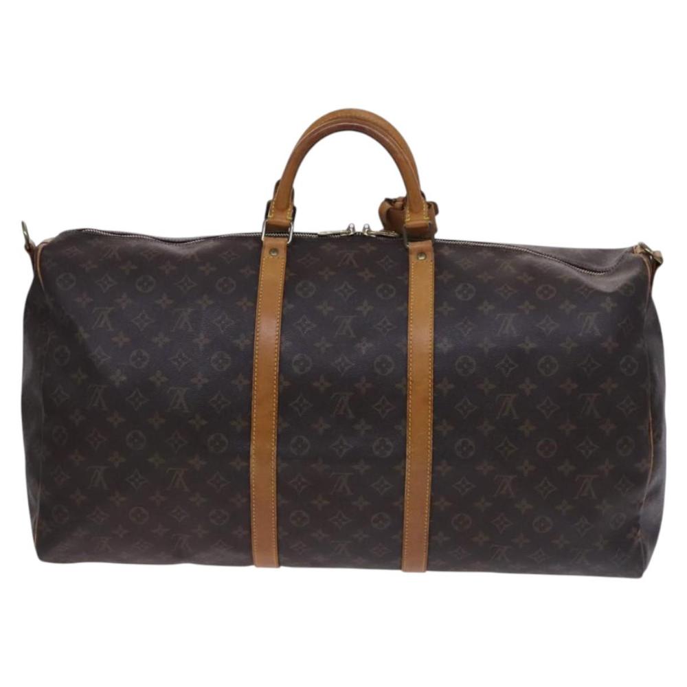Brown Canvas Louis Vuitton Keepall