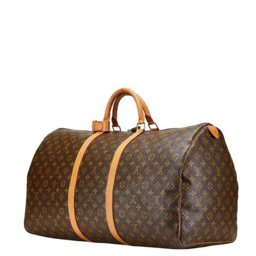 Brown Canvas Louis Vuitton Keepall
