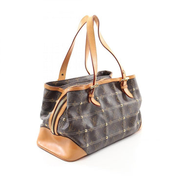 Brown Canvas Louis Vuitton Sac Riveting