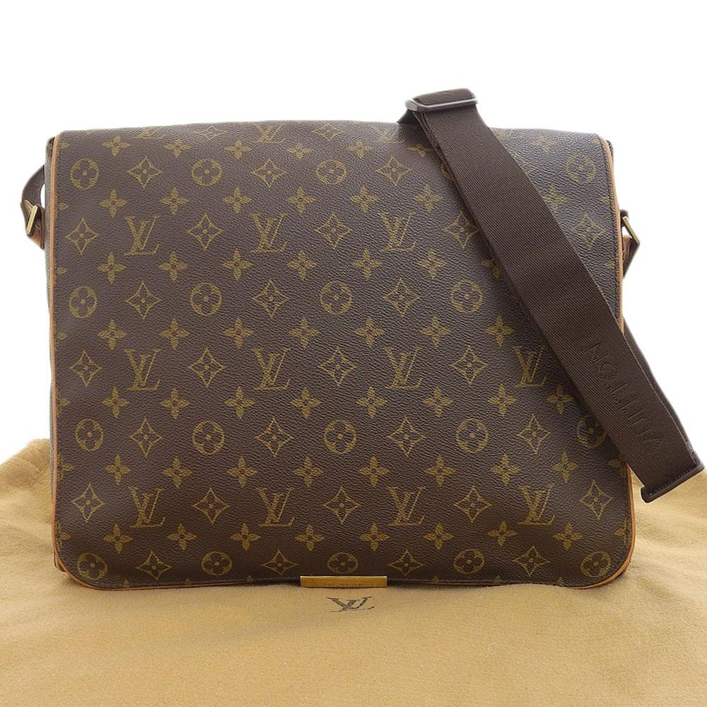 Brown Canvas Louis Vuitton Messenger