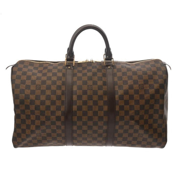 Brown Canvas Louis Vuitton Keepall
