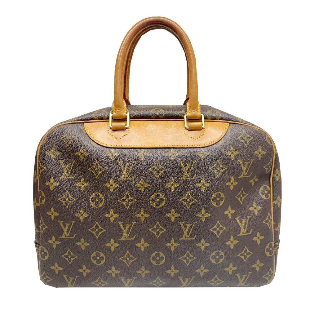 Brown Canvas Louis Vuitton Deauville