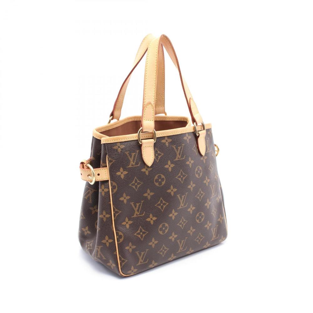 Brown Canvas Louis Vuitton Batignolles