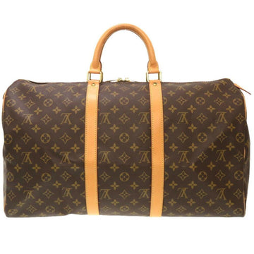 Brown Canvas Louis Vuitton Keepall