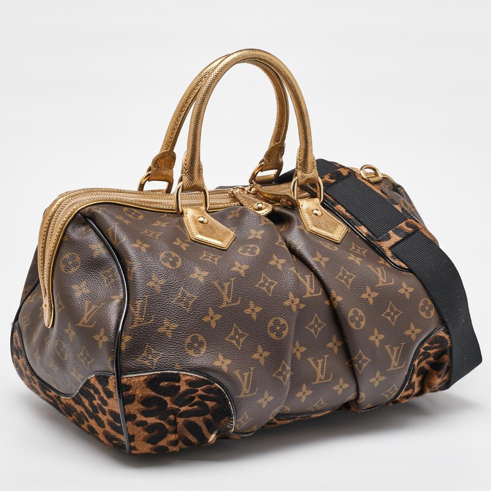 Brown Canvas Louis Vuitton Handbag