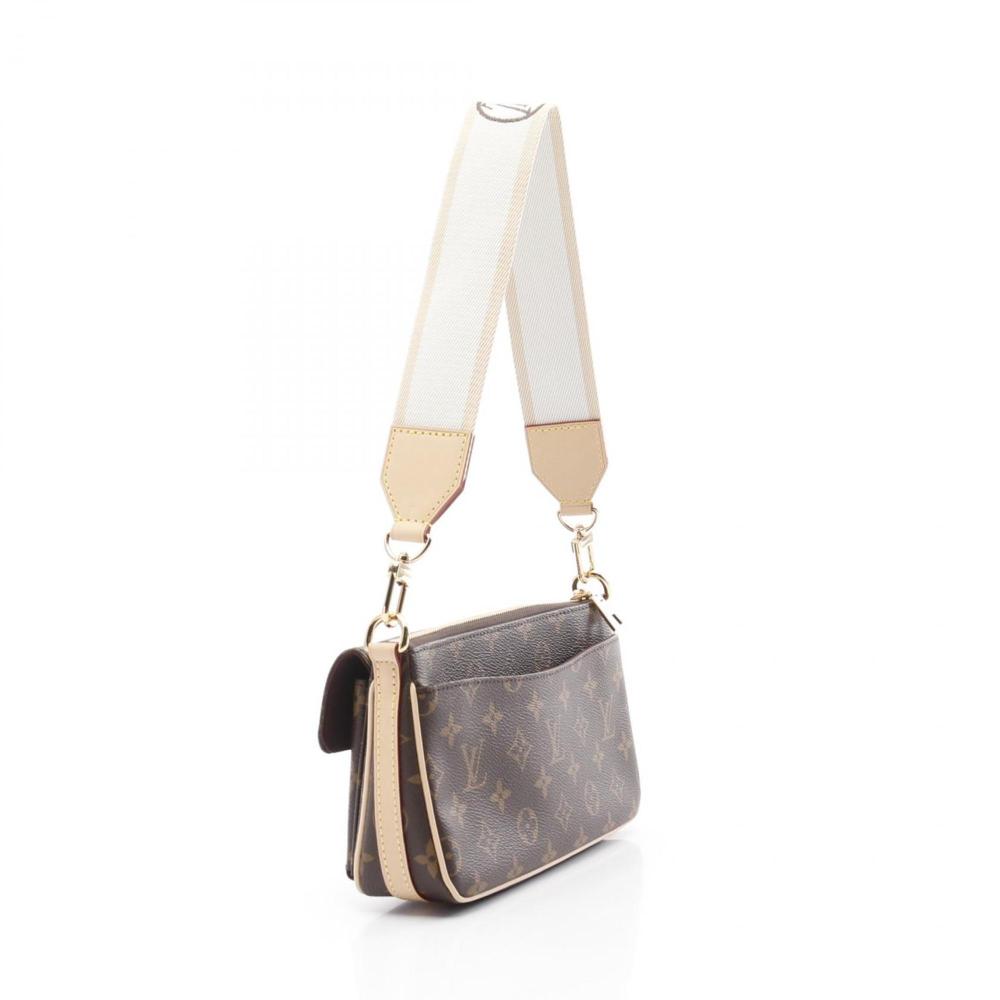 Brown Canvas Louis Vuitton Shoulder Bags