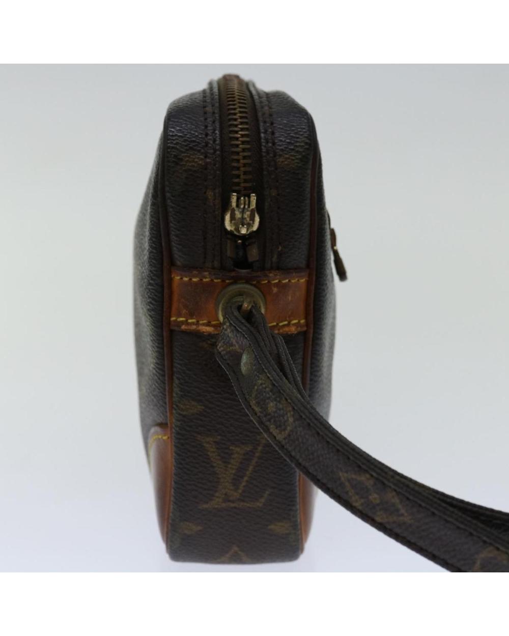 Brown Canvas Louis Vuitton Marly Dragonne