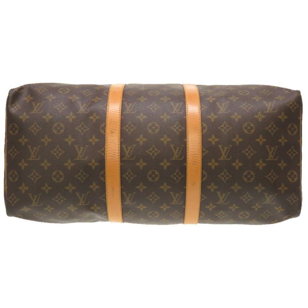 Brown Canvas Louis Vuitton Keepall