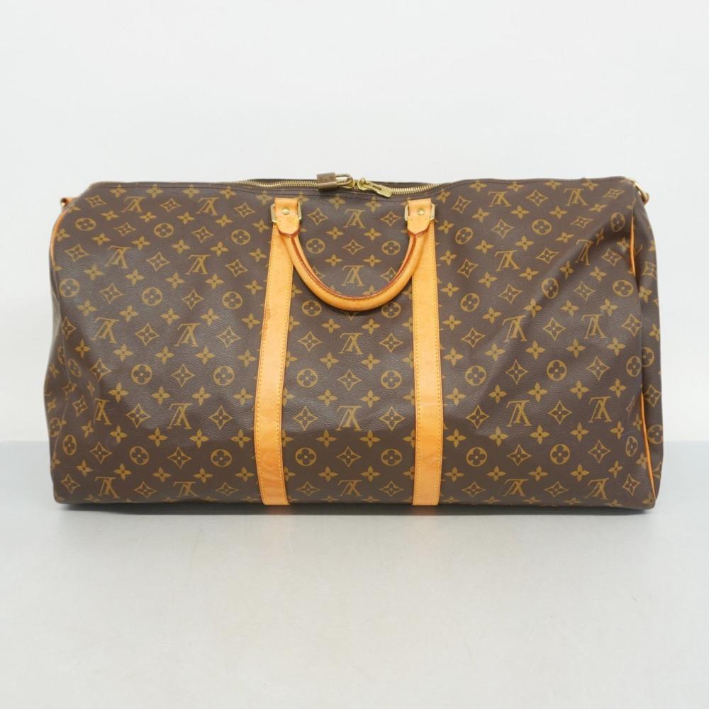 Brown Canvas Louis Vuitton Keepall