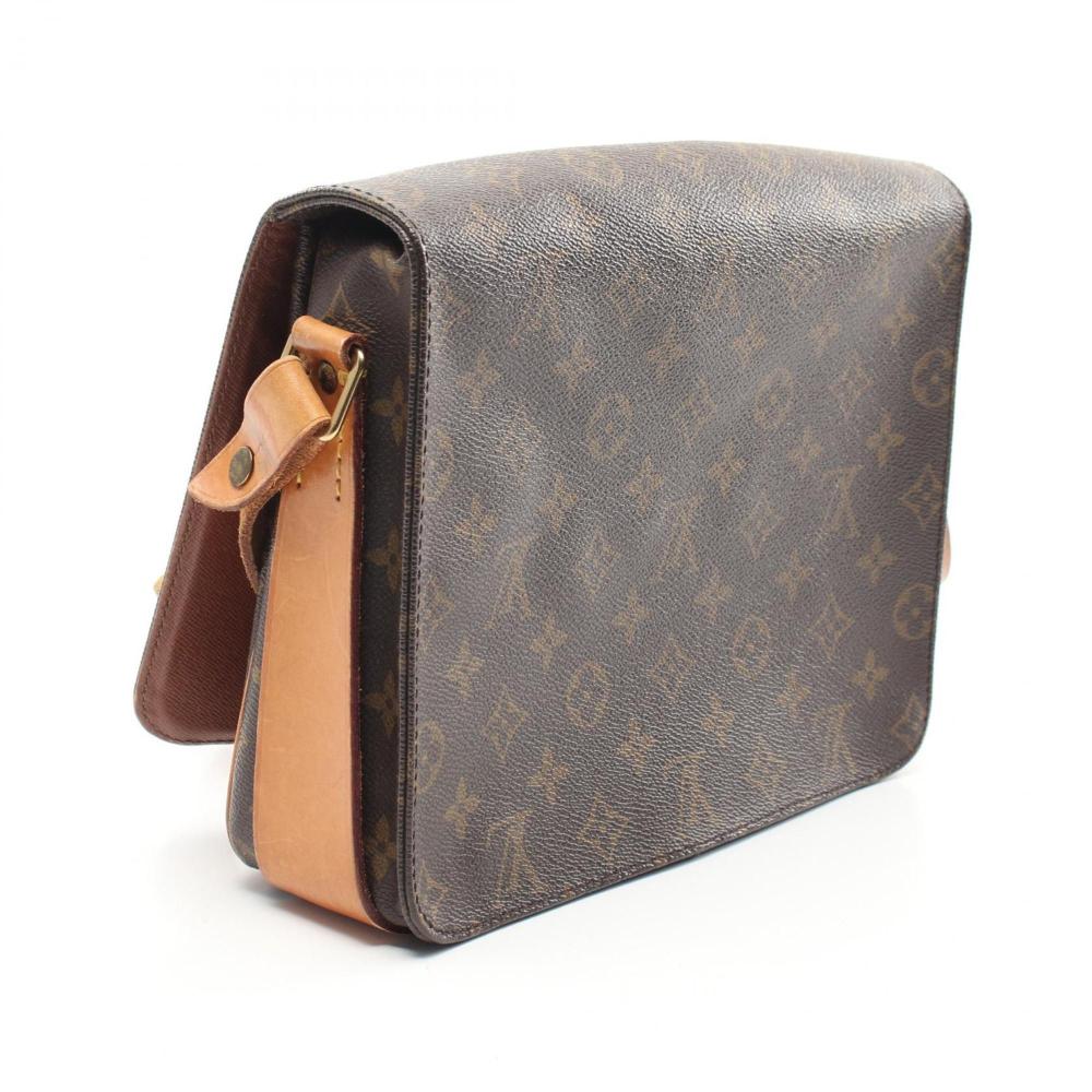Brown Canvas Louis Vuitton Shoulder Bags