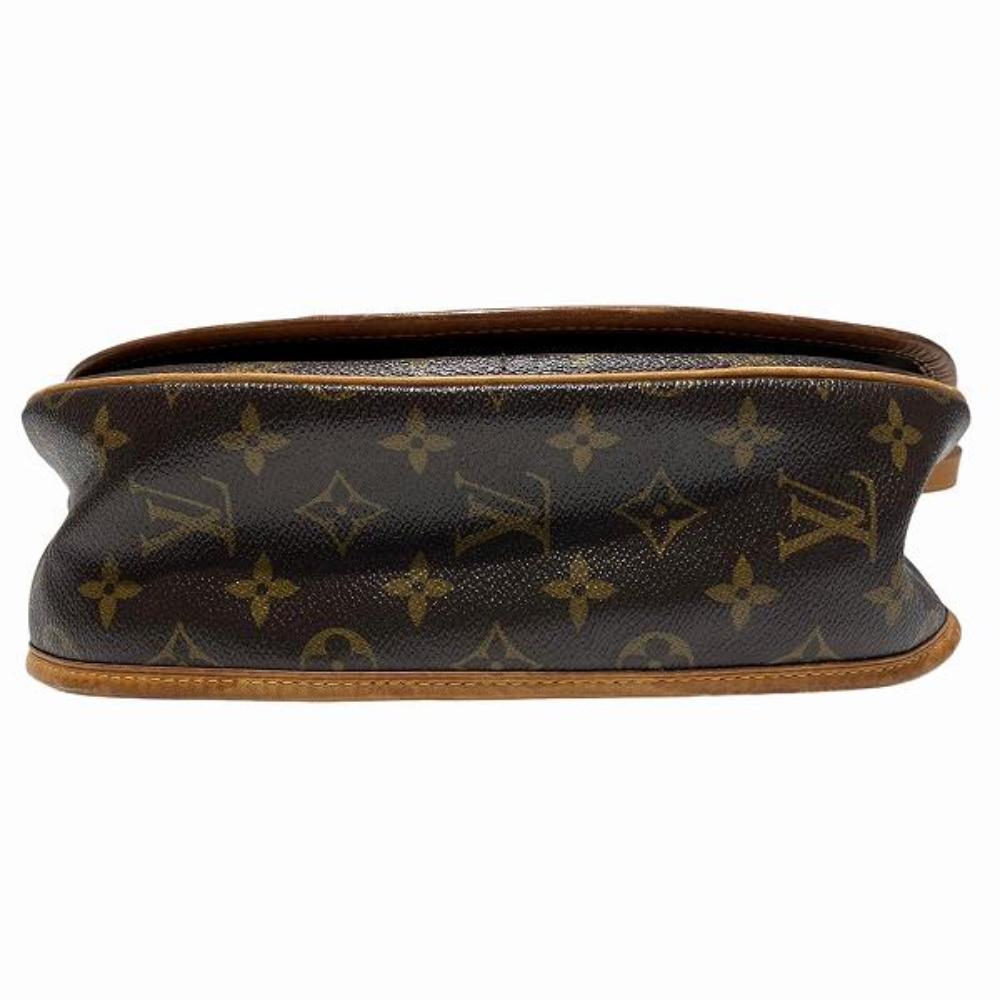 Brown Canvas Louis Vuitton Menilmontant