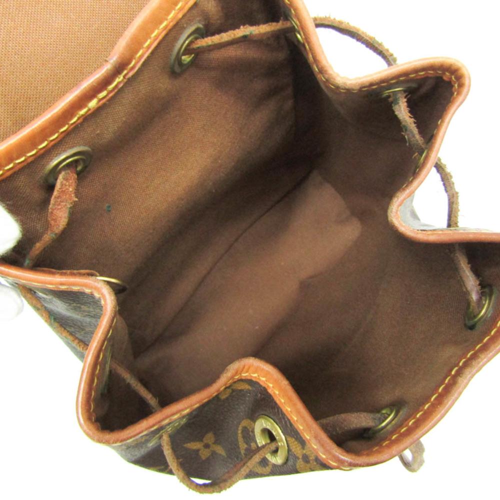 Brown Canvas Louis Vuitton Backpack