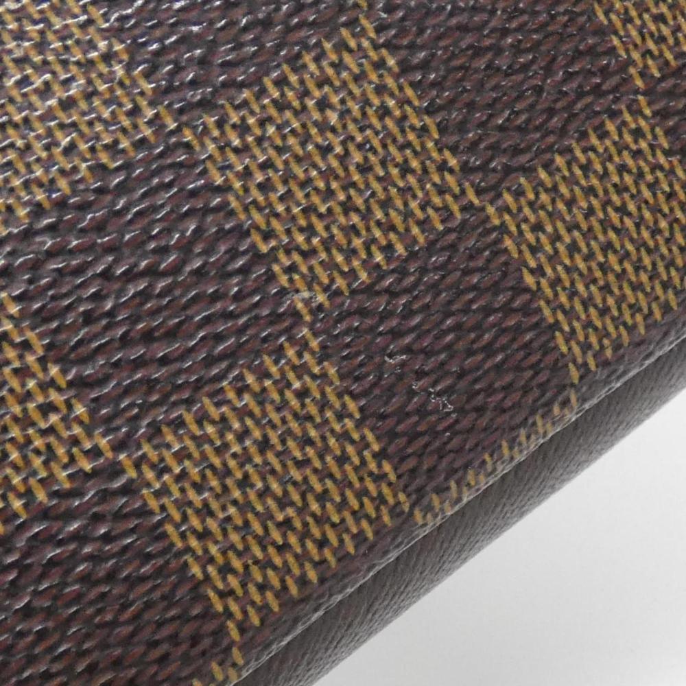 Brown Canvas Louis Vuitton Pouch