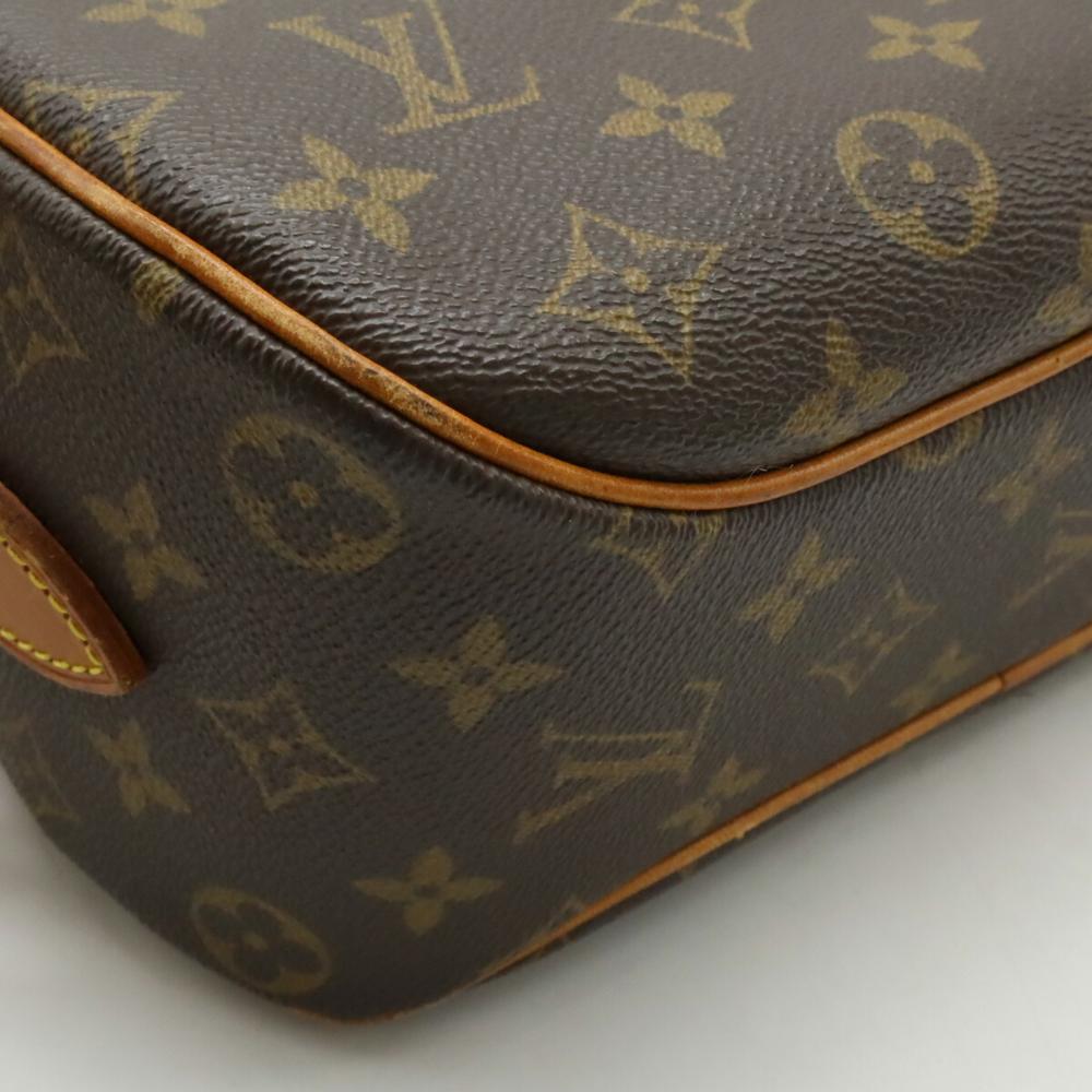 Brown Canvas Louis Vuitton Crossbody Bag
