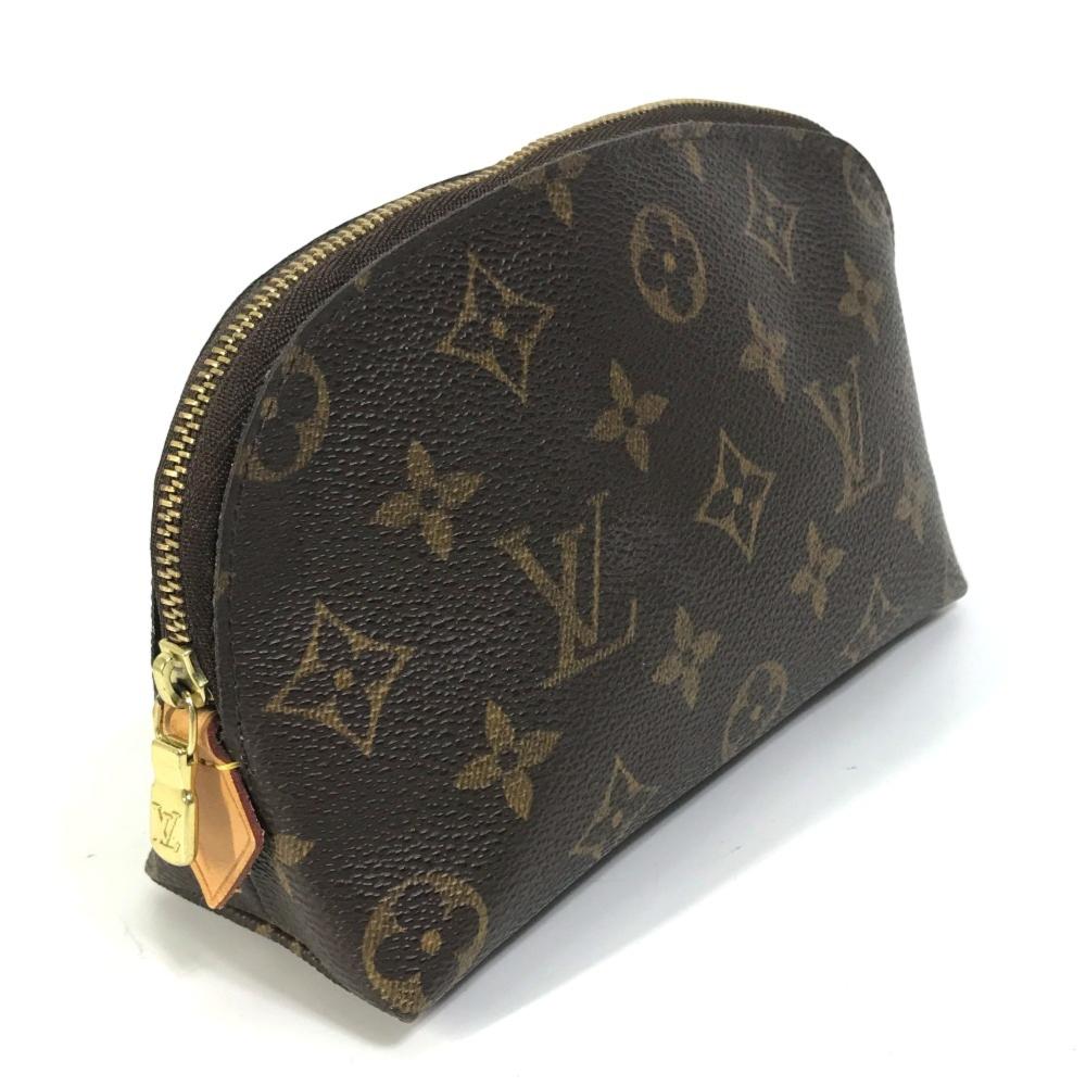 Brown Canvas Louis Vuitton Pouch