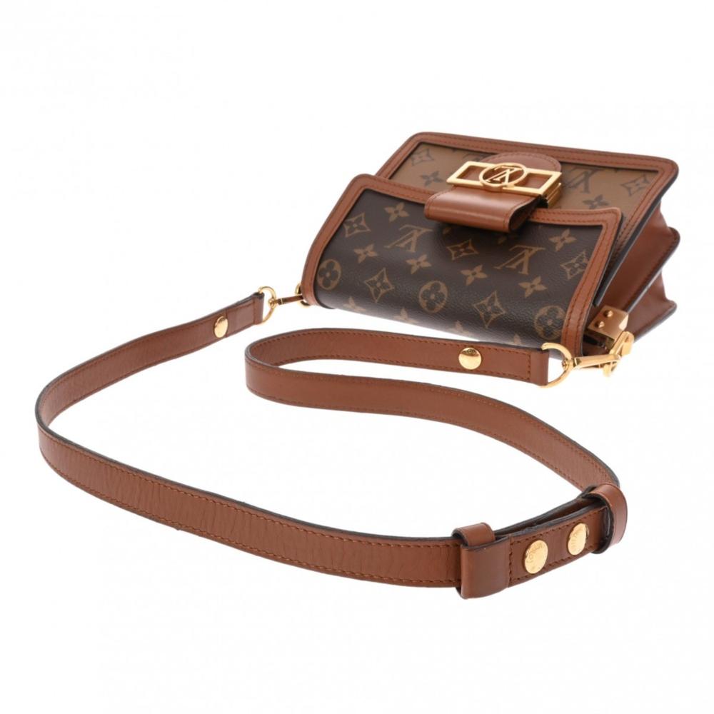 Brown Canvas Louis Vuitton Dauphine