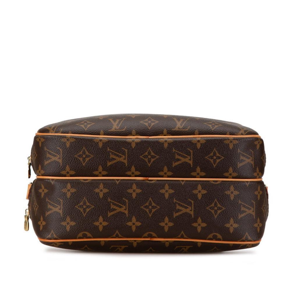 Brown Canvas Louis Vuitton Reporter
