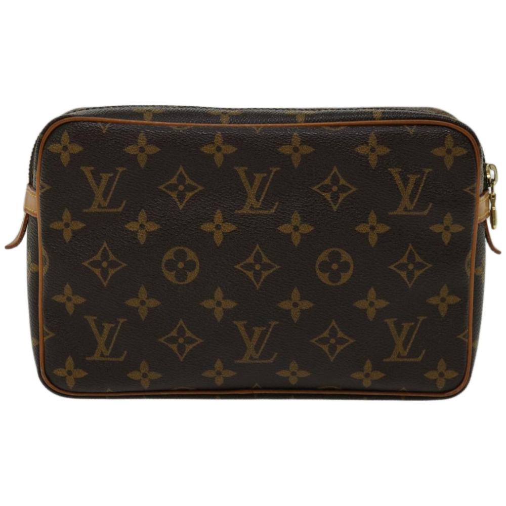 Brown Canvas Louis Vuitton Compiegne