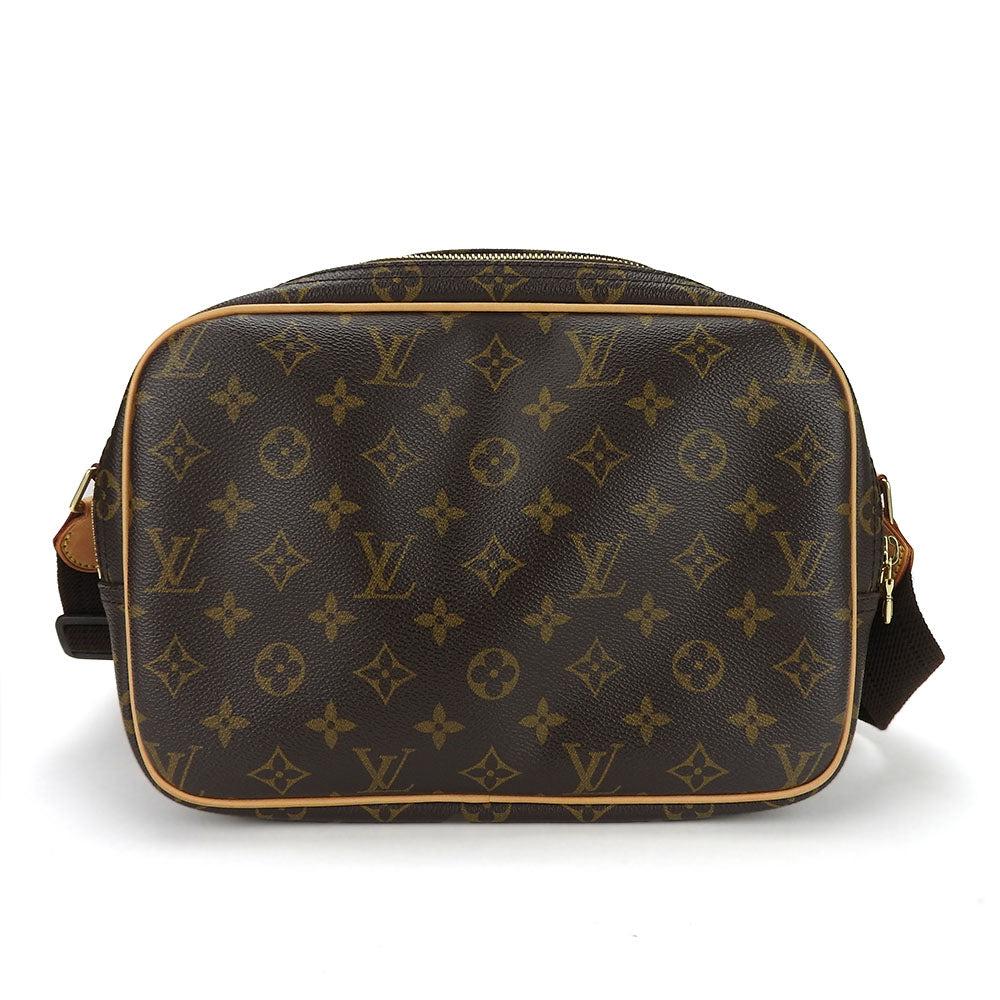 Brown Canvas Louis Vuitton Reporter