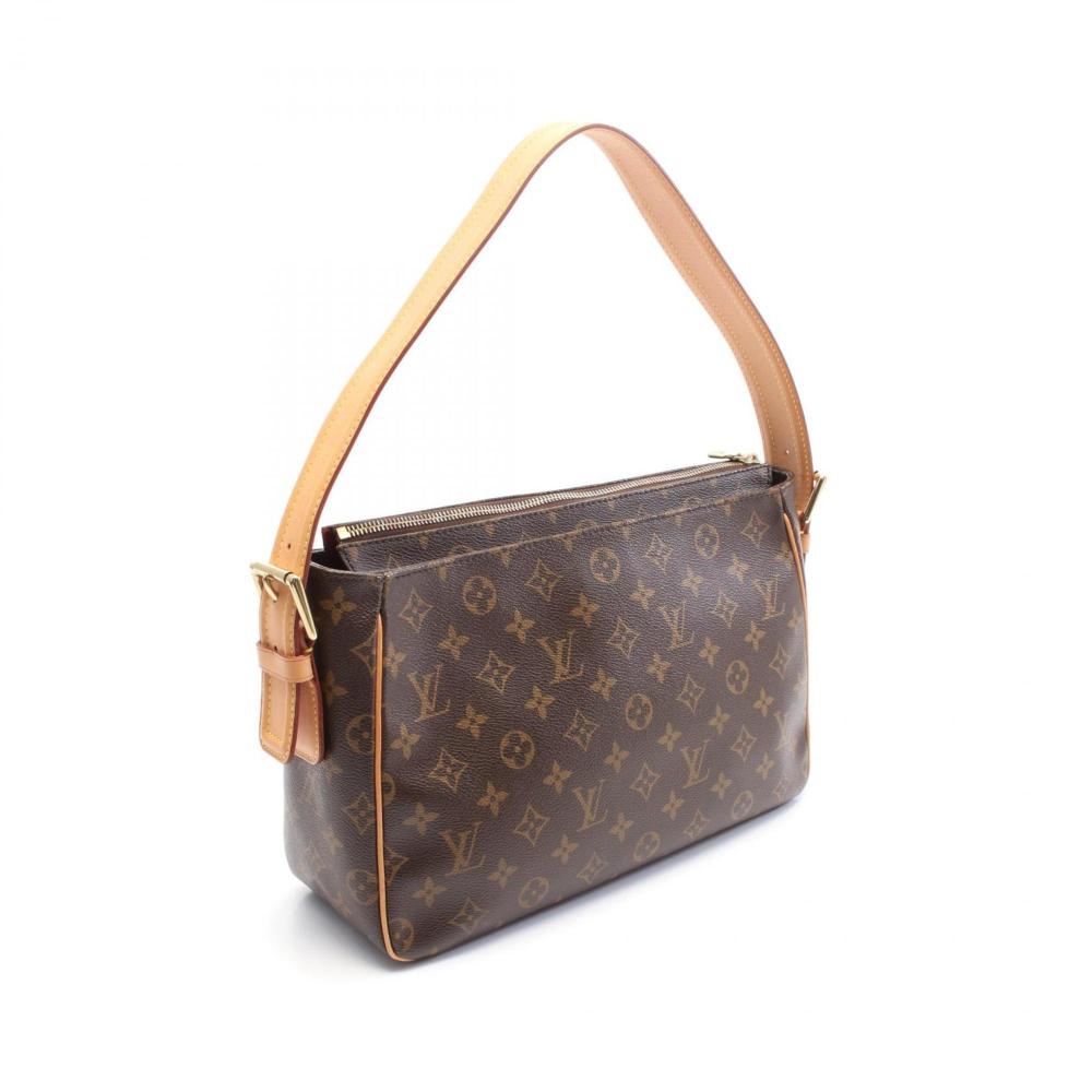 Brown Canvas Louis Vuitton Shoulder Bags