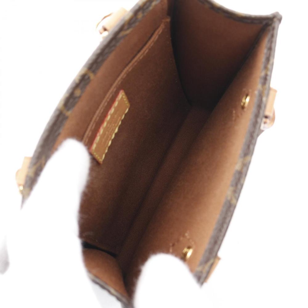 Brown Canvas Louis Vuitton Sac Plat