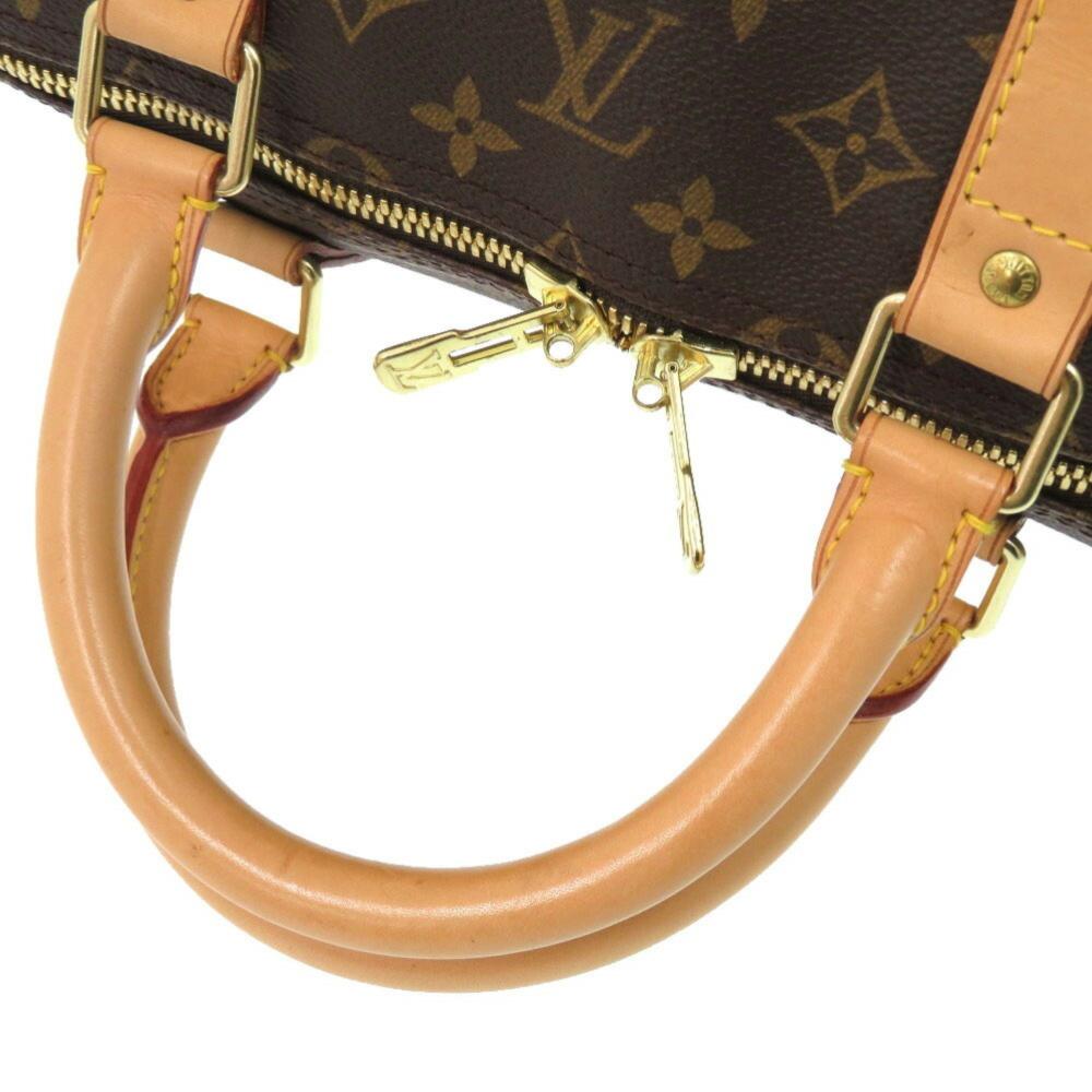 Brown Canvas Louis Vuitton Keepall