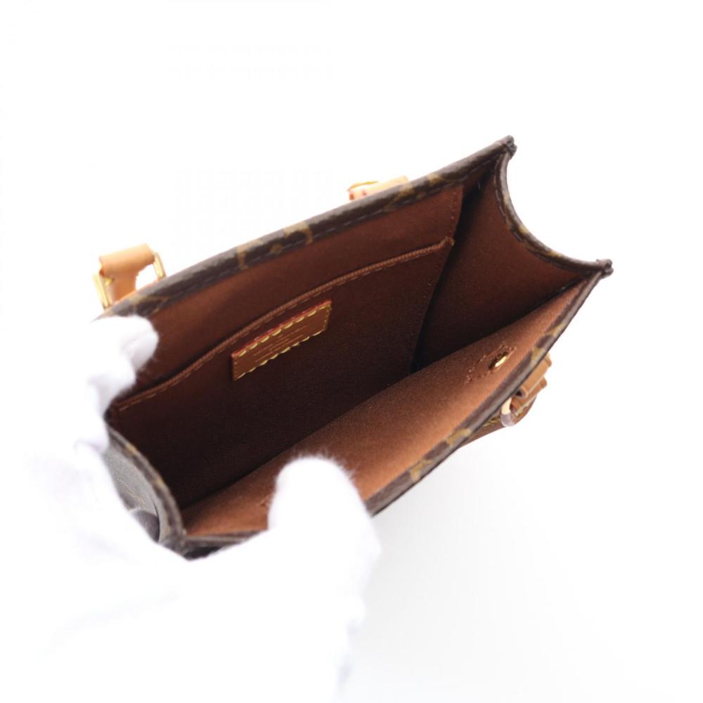 Brown Canvas Louis Vuitton Sac Plat