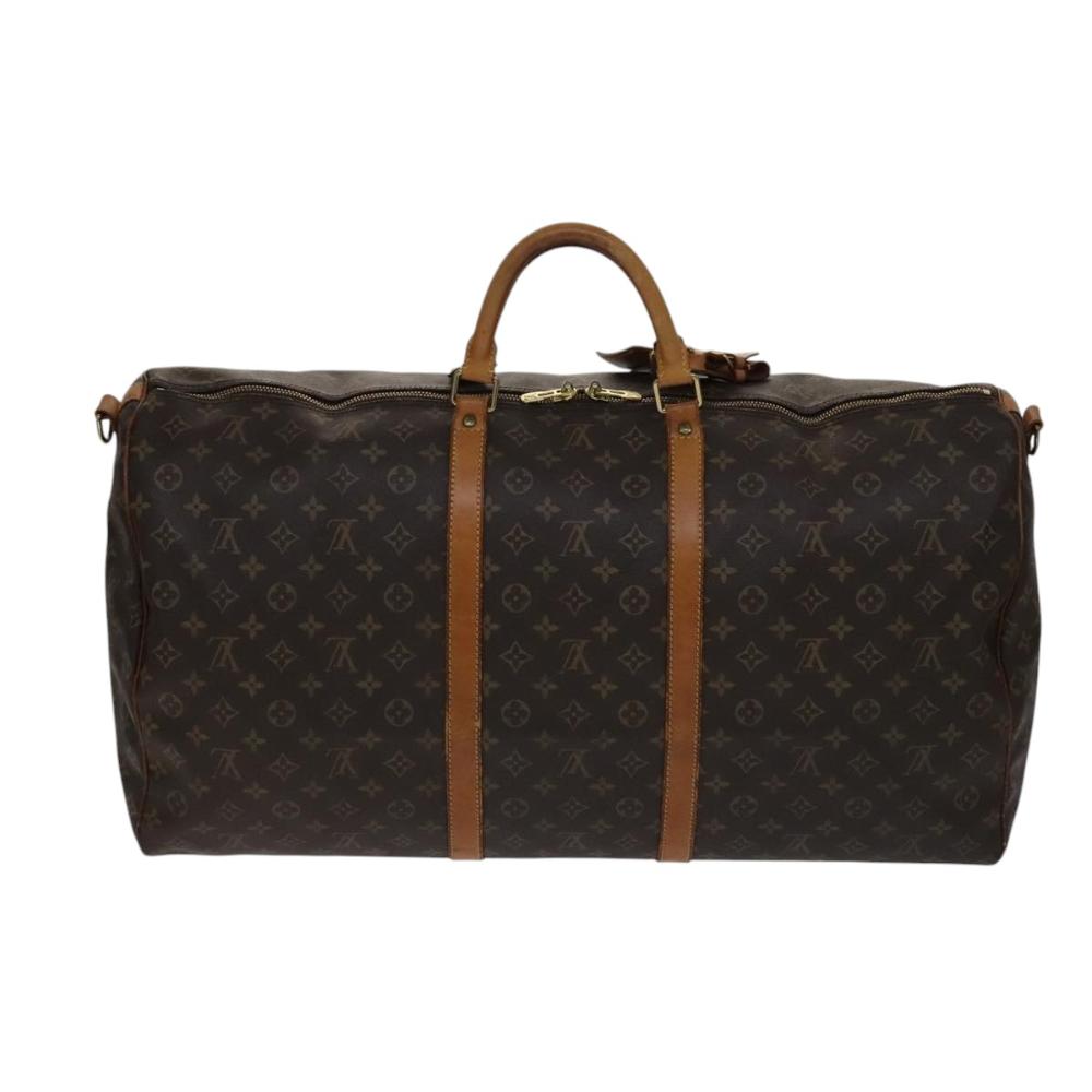 Brown Canvas Louis Vuitton Keepall