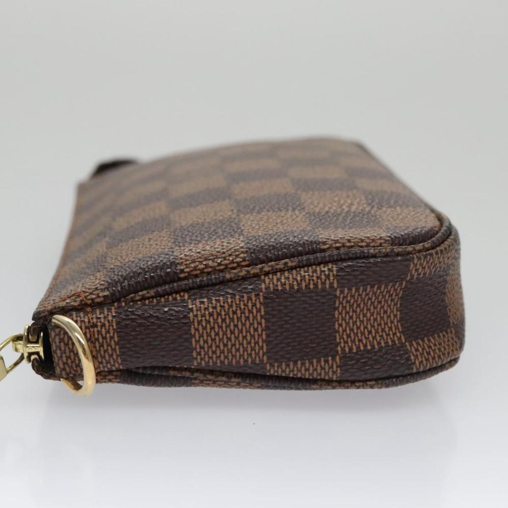 Brown Canvas Louis Vuitton Pochette Accessoires
