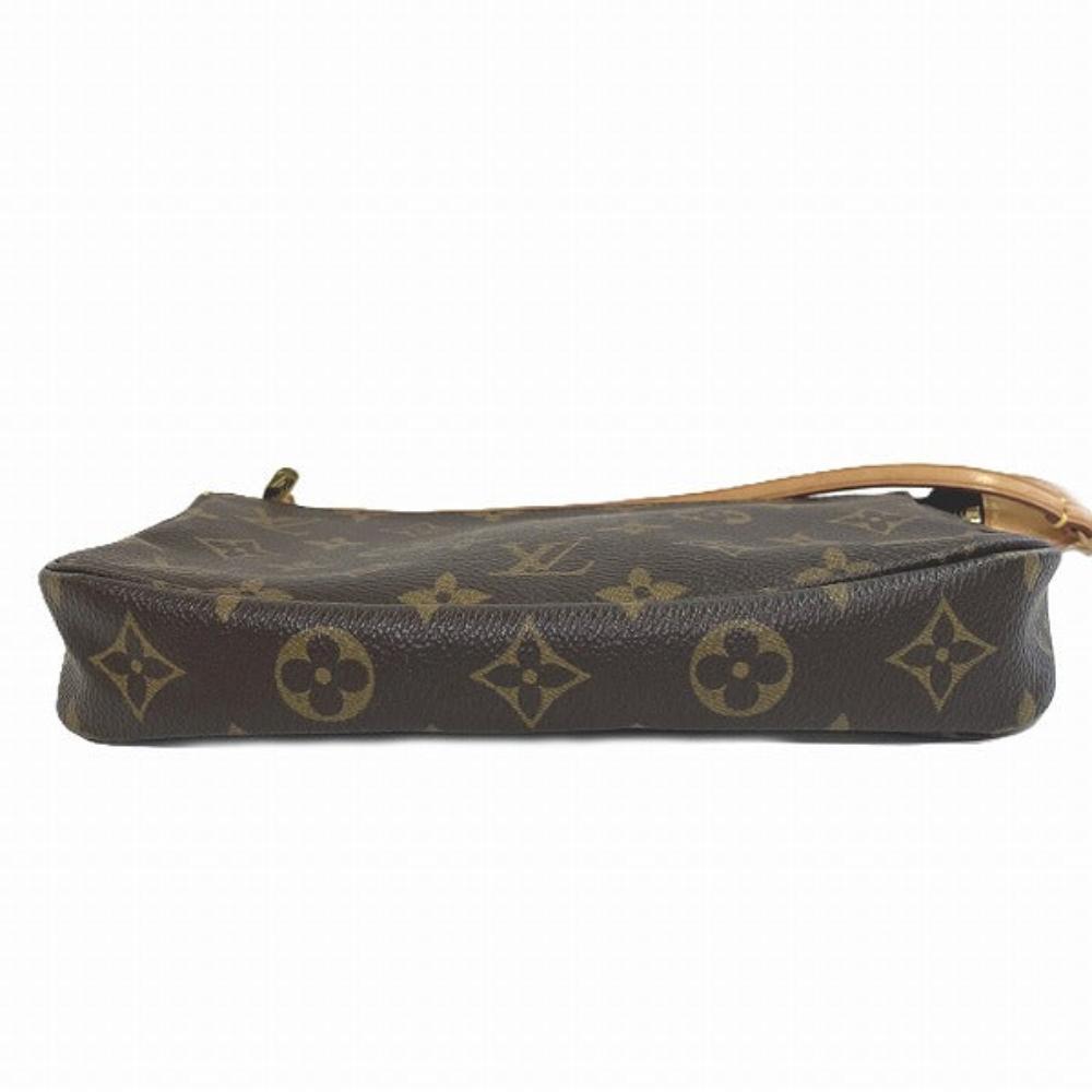 Brown Canvas Louis Vuitton Pochette Accessoires