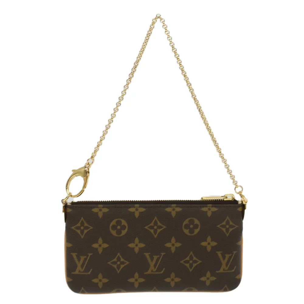 Brown Canvas Louis Vuitton Pochette Homme