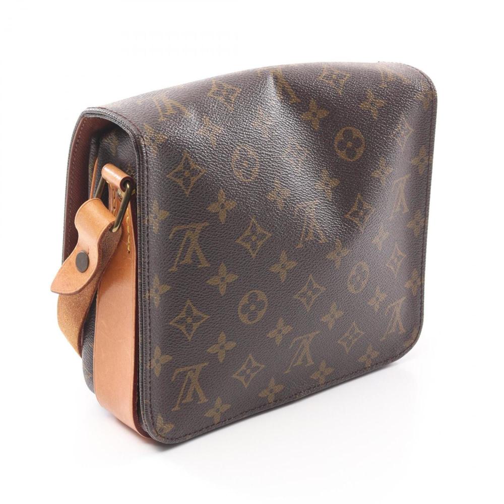 Brown Canvas Louis Vuitton Shoulder Bags