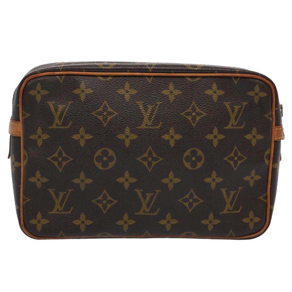 Brown Canvas Louis Vuitton Compiegne