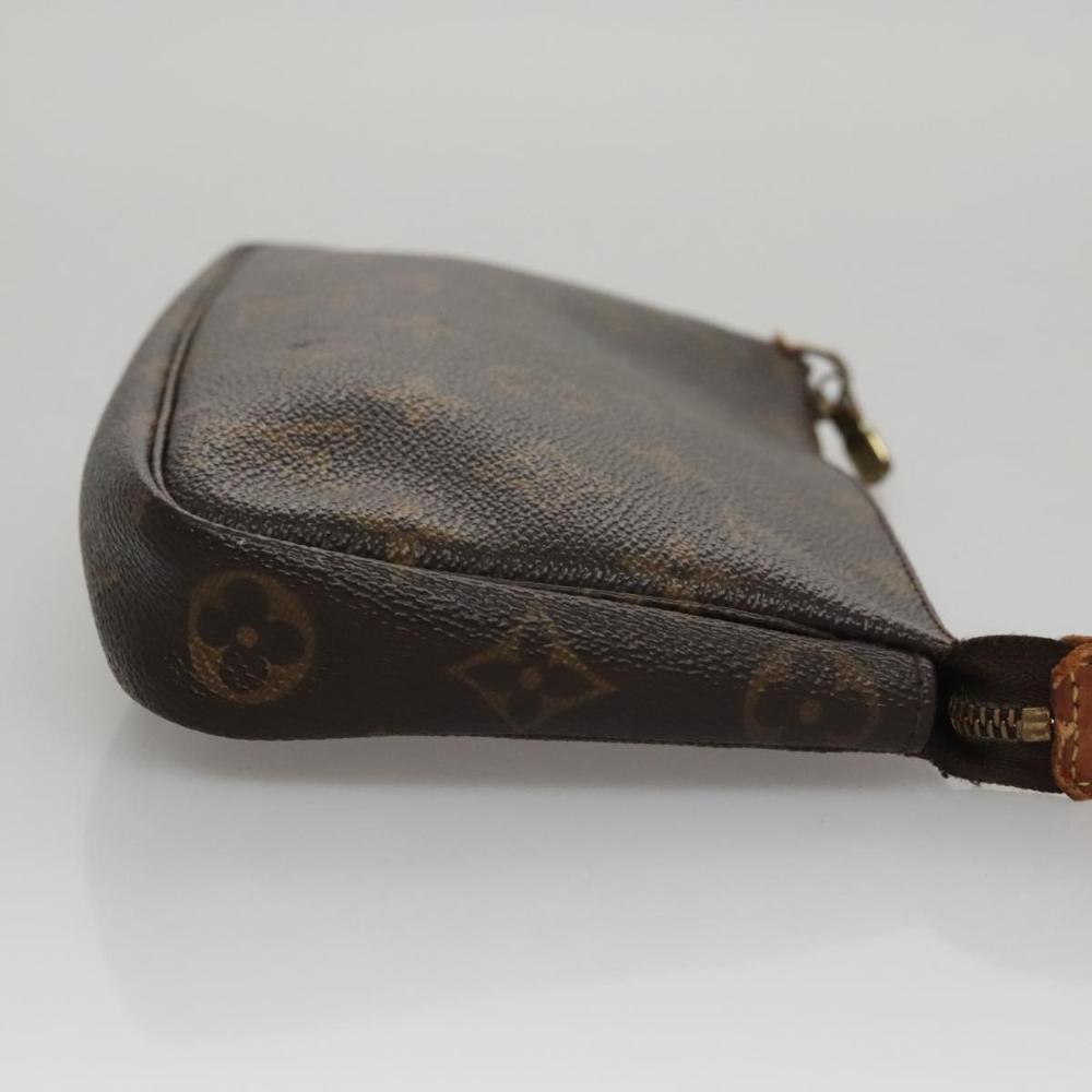 Brown Canvas Louis Vuitton Pochette Accessoires