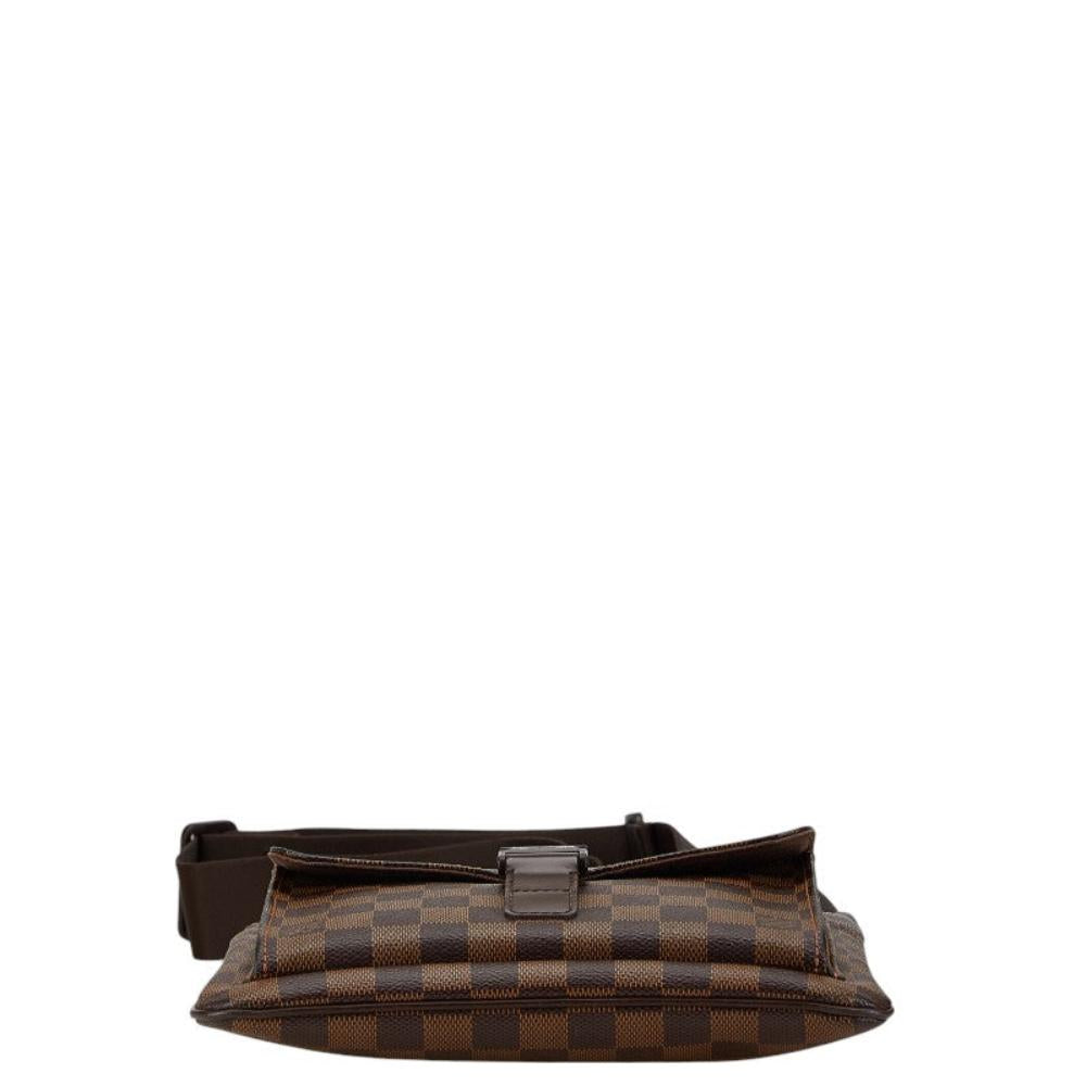 Brown Canvas Louis Vuitton Reporter Melville