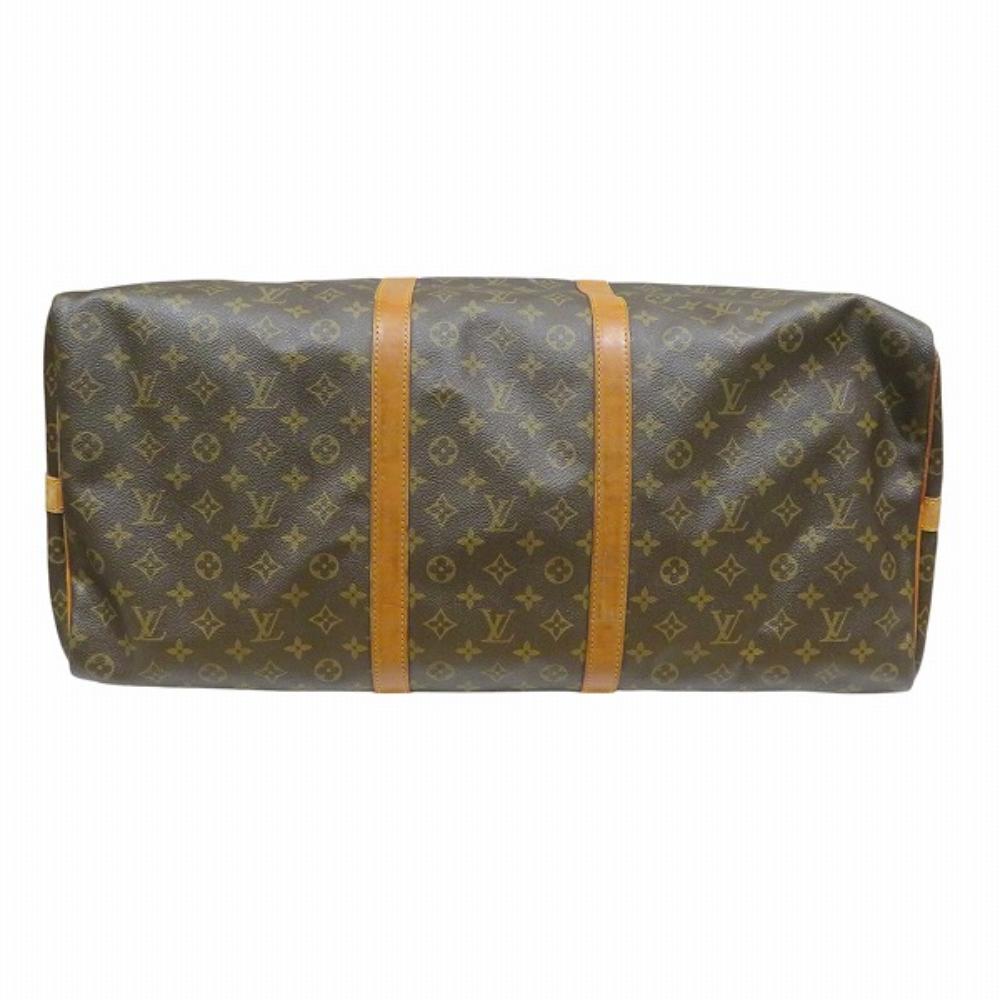 Brown Canvas Louis Vuitton Keepall