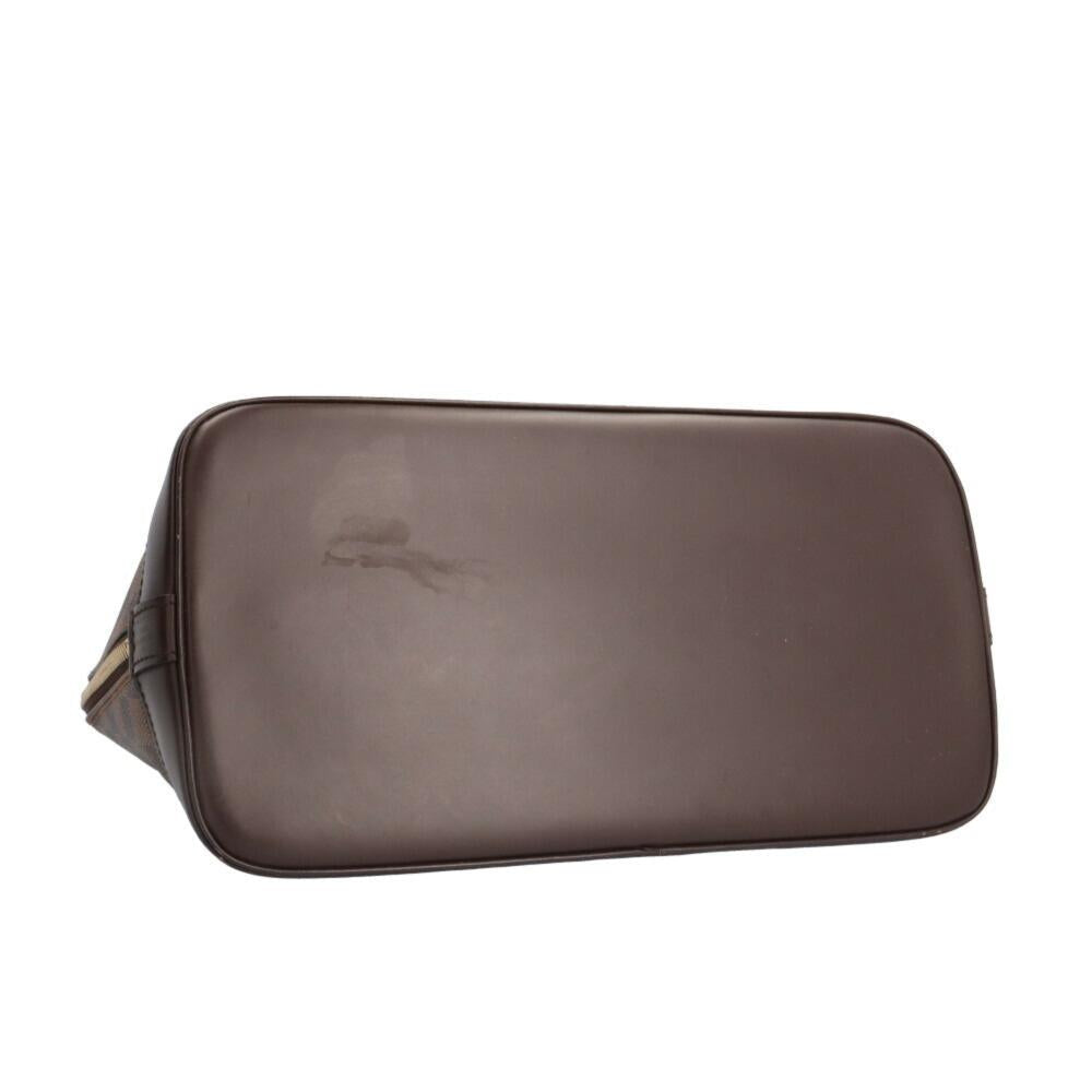 Brown Canvas Louis Vuitton Alma