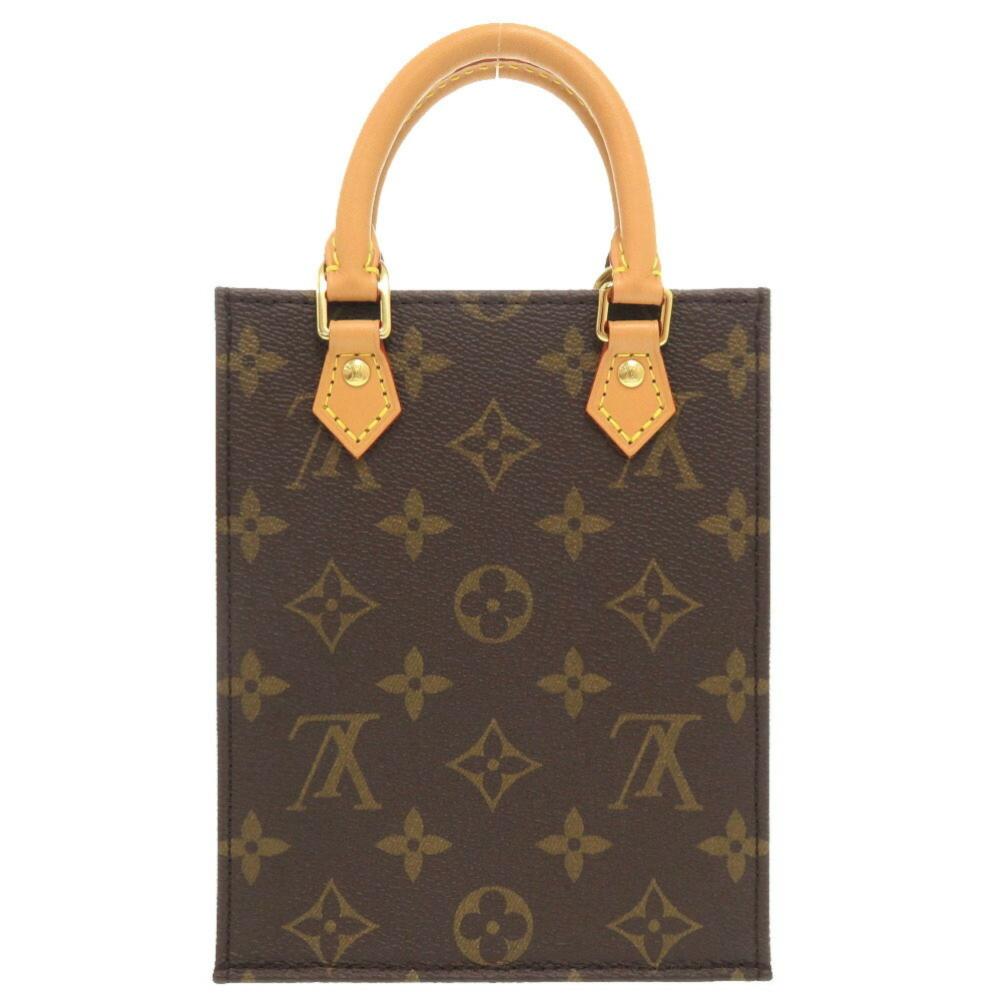Brown Canvas Louis Vuitton Sac Plat