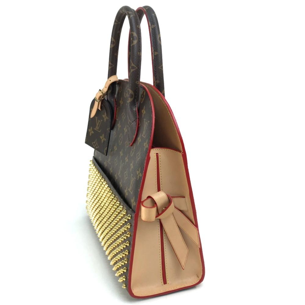 Brown Canvas Louis Vuitton Handbag