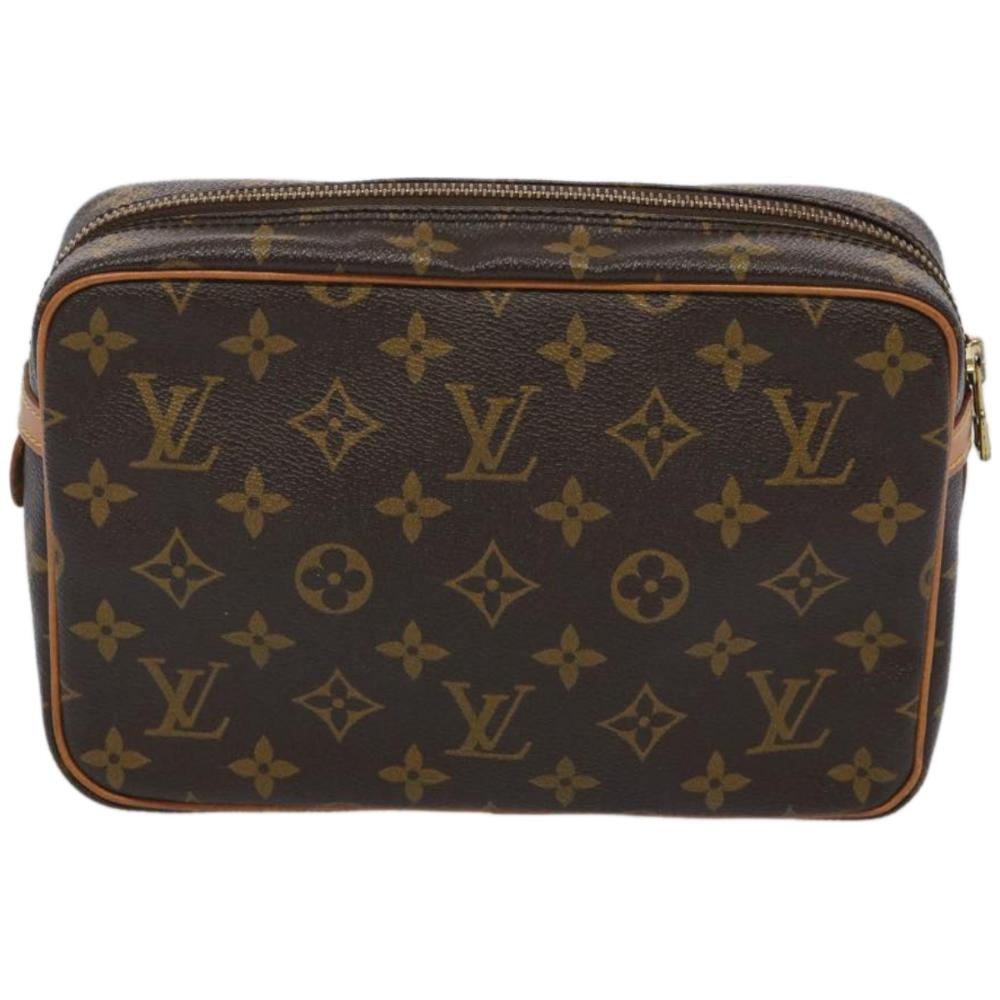 Brown Canvas Louis Vuitton Compiegne
